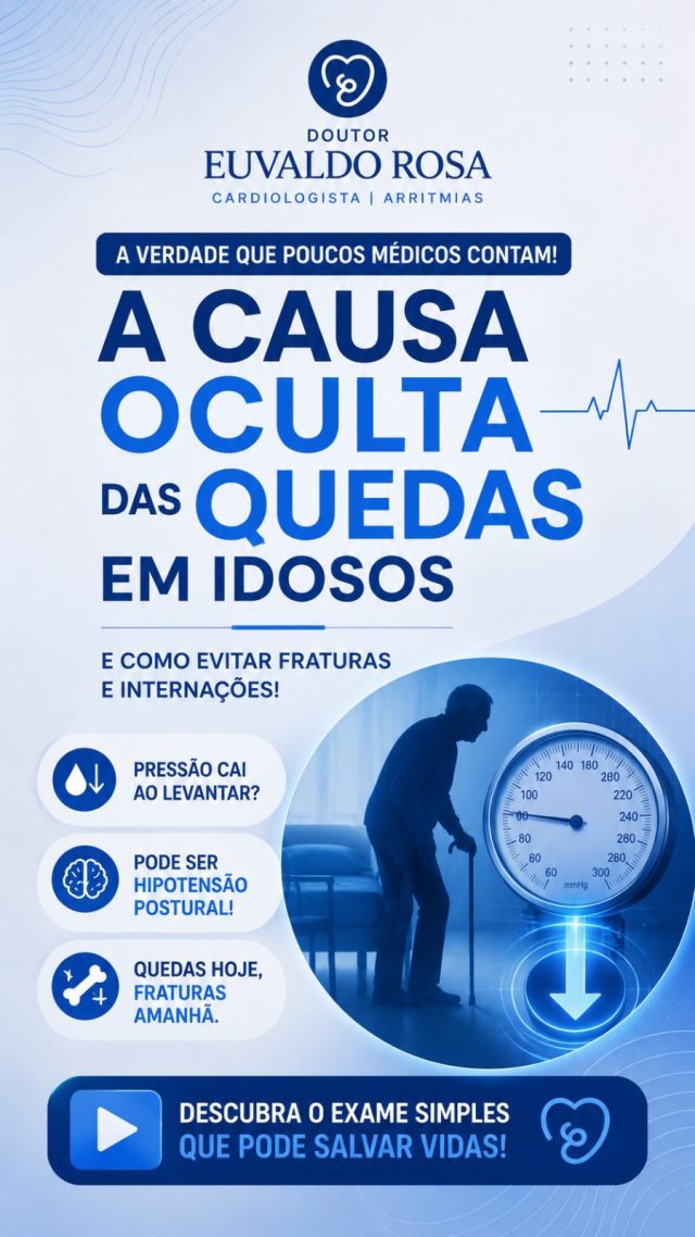 Nem toda queda no idoso diabético é “só da idade”.
Às vezes, o corpo já está dando sinais… e a pressão baixa ao levantar pode ser um deles. 🩺

Examinar o pé do diabético é essencial. Mas avaliar a pressão deitado e em pé também pode evitar quedas, fraturas e internações. Pequenos detalhes no exame fazem muita diferença na vida do paciente. 💙

#Diabetes #SaúdeDoIdoso #HipotensãoPostural #Cardiogeriatria #Prevenção