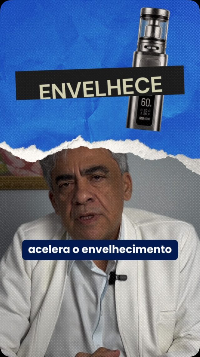 Antes de parecer por fora, o cigarro eletrônico envelhece o corpo por dentro.

Neste vídeo, explicamos como o vape pode acelerar o envelhecimento, comprometendo o sistema cardiovascular, respiratório e até a saúde da pele. E também desmentimos um dos maiores mitos sobre o assunto: não é “apenas vapor”.

Informação é a melhor forma de prevenção. Assista ao vídeo e compartilhe com quem ainda acredita que o cigarro eletrônico é uma alternativa inofensiva.

#Vape #CigarroEletrônico #Saúde #Prevenção #EnvelhecimentoPrecoce QualidadeDeVida Medicina BemEstar SaúdeCardiovascular SaúdeRespiratória